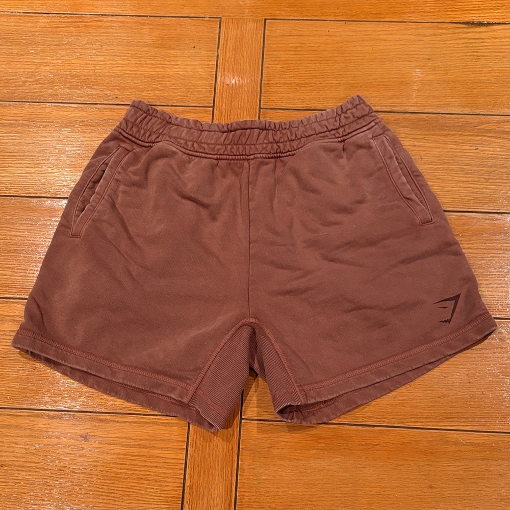 Gymshark Men's Athletic Shorts in Brown
